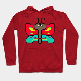 Artisanal Pixels butterfly Hoodie